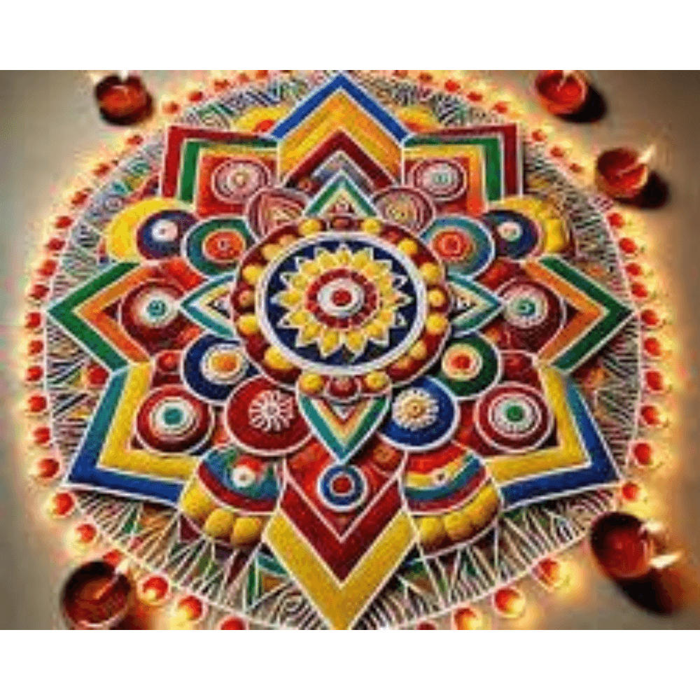 Diwali Rangoli Easy Design 2024: Simple Rangoli Designs for Competition with Message -_6.1