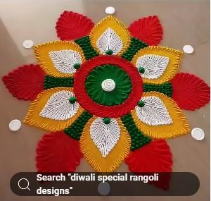 Diwali Rangoli Easy Design 2024: Simple Rangoli Designs for Competition with Message -_10.1