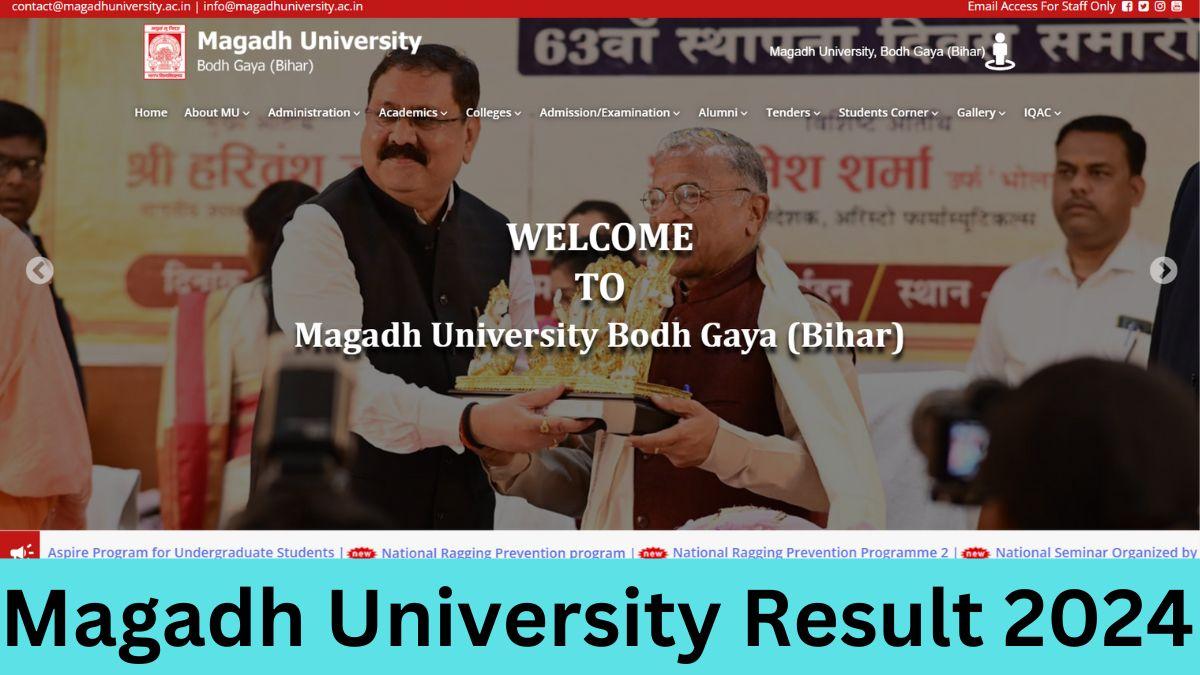 Magadh University Result 2024