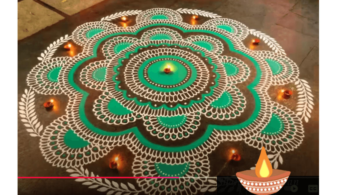 Diwali Rangoli Easy Design 2024: Simple Rangoli Designs for Competition with Message -_16.1