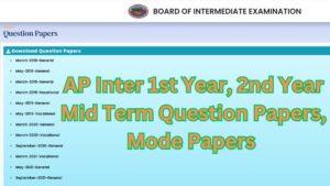 AP Inter Model Papers 2024-25