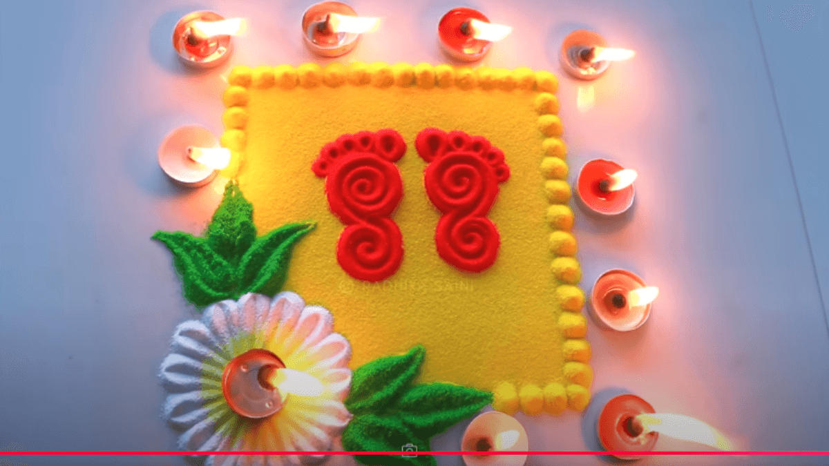 Diwali Rangoli Easy Design 2024: Simple Rangoli Designs for Competition with Message -_7.1