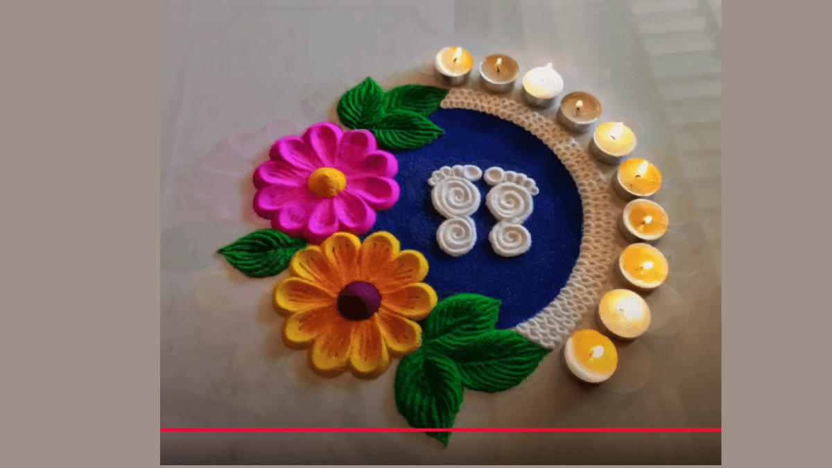 Diwali Rangoli Easy Design 2024: Simple Rangoli Designs for Competition with Message -_8.1