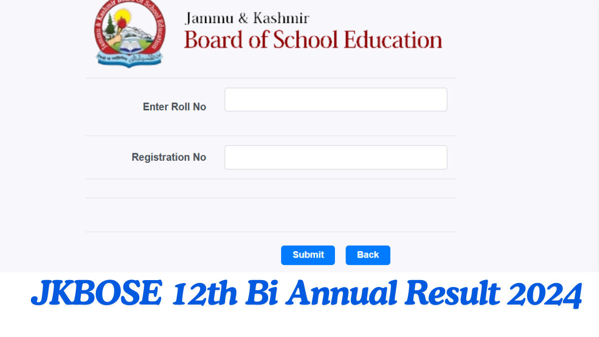 JKBOSE 12th Bi Annual Result 2024