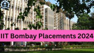 IIT Bombay Placements 2024