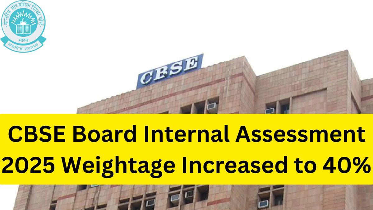 CBSE Board Internal Assessment 2025