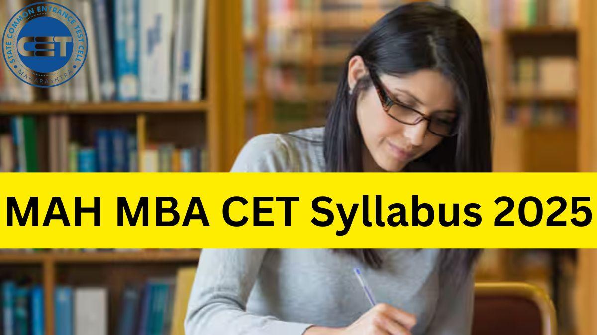 MAH MBA CET Syllabus 2025