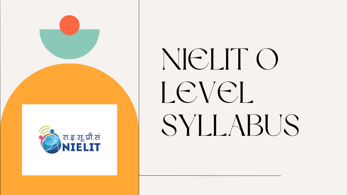 NIELIT O Level Syllabus