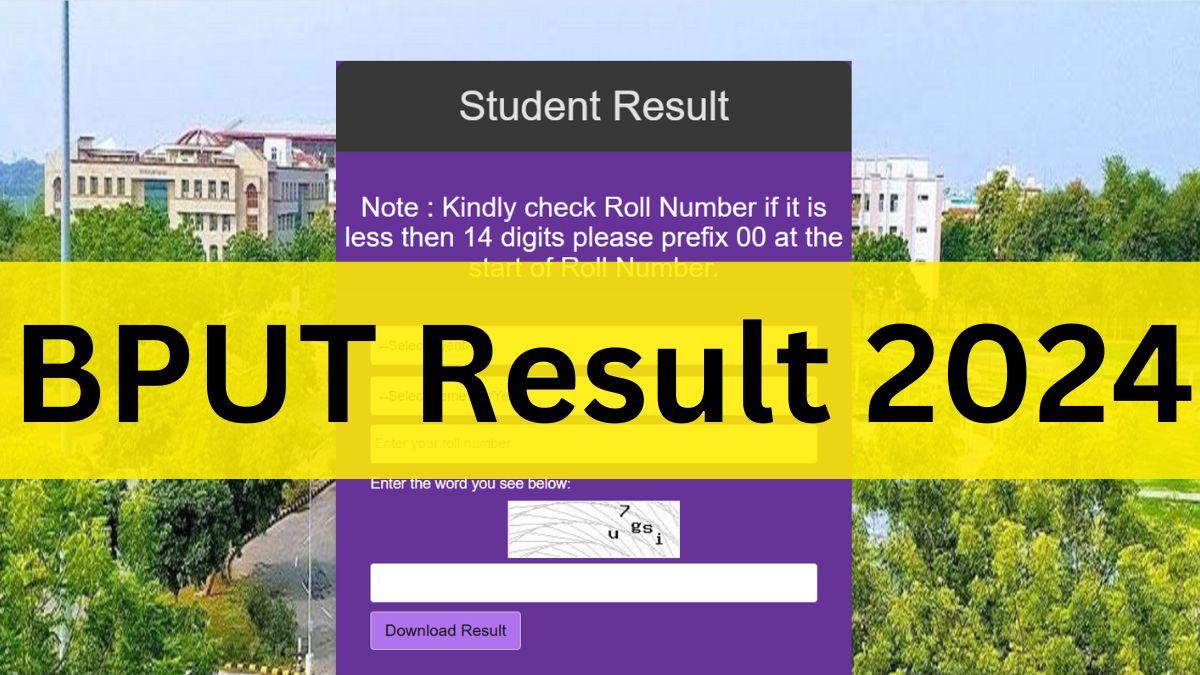 BPUT Result 2024