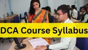 DCA Course Syllabus