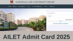 AILET Admit card 2025