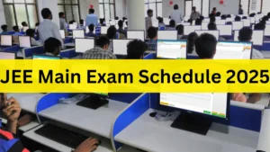 JEE Main Exam Schedule 2025