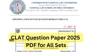 CLAT Question Paper 2025