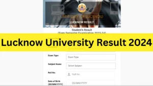 Lucknow University Result 2024