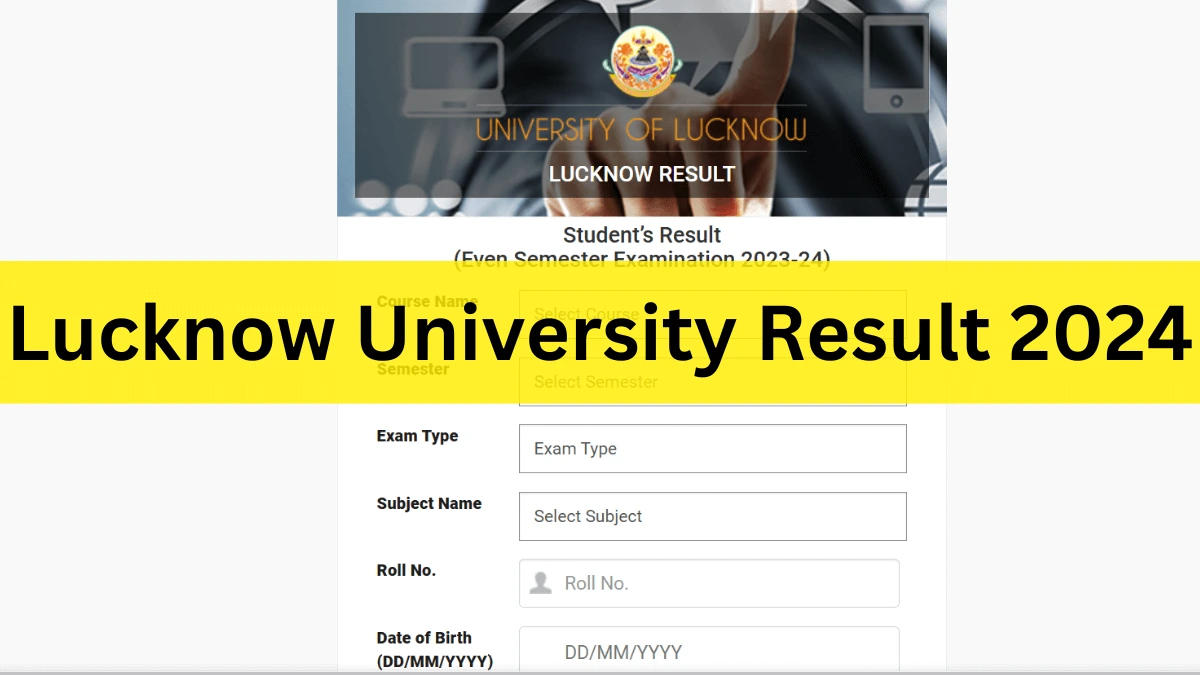 Lucknow University Result 2024