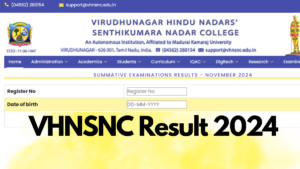 VHNSNC Result 2024