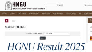 HNGU Result 2025