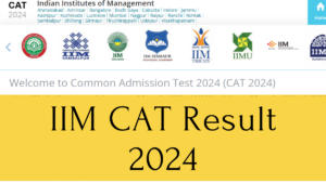 IIM CAT Result 2024