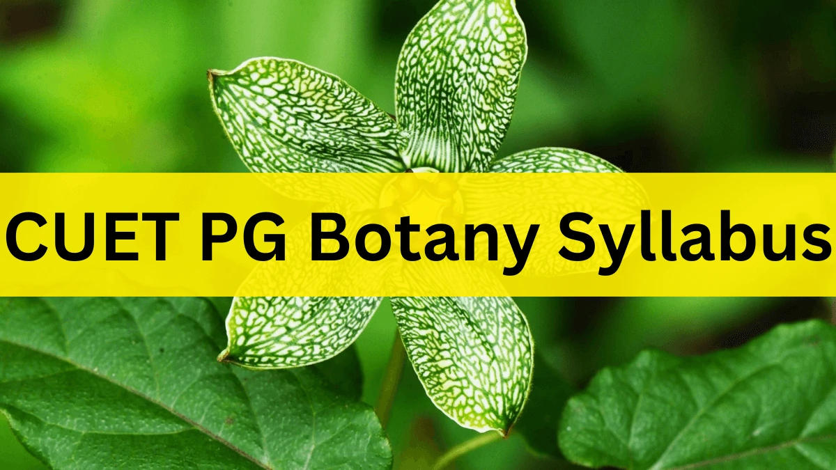 CUET PG Botany Syllabus