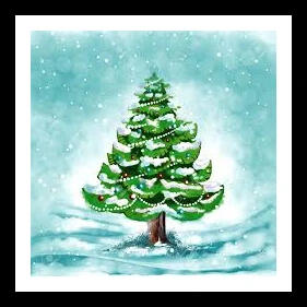 Christmas Tree Drawing Ideas 4