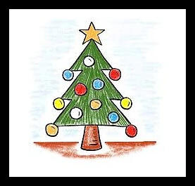 Christmas Tree Drawing Ideas