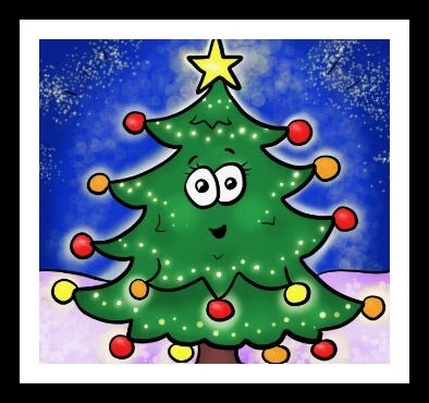 Christmas Tree Drawing Ideas