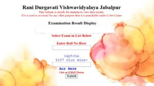 RDVV Result