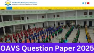 OAVS Question Paper 2025