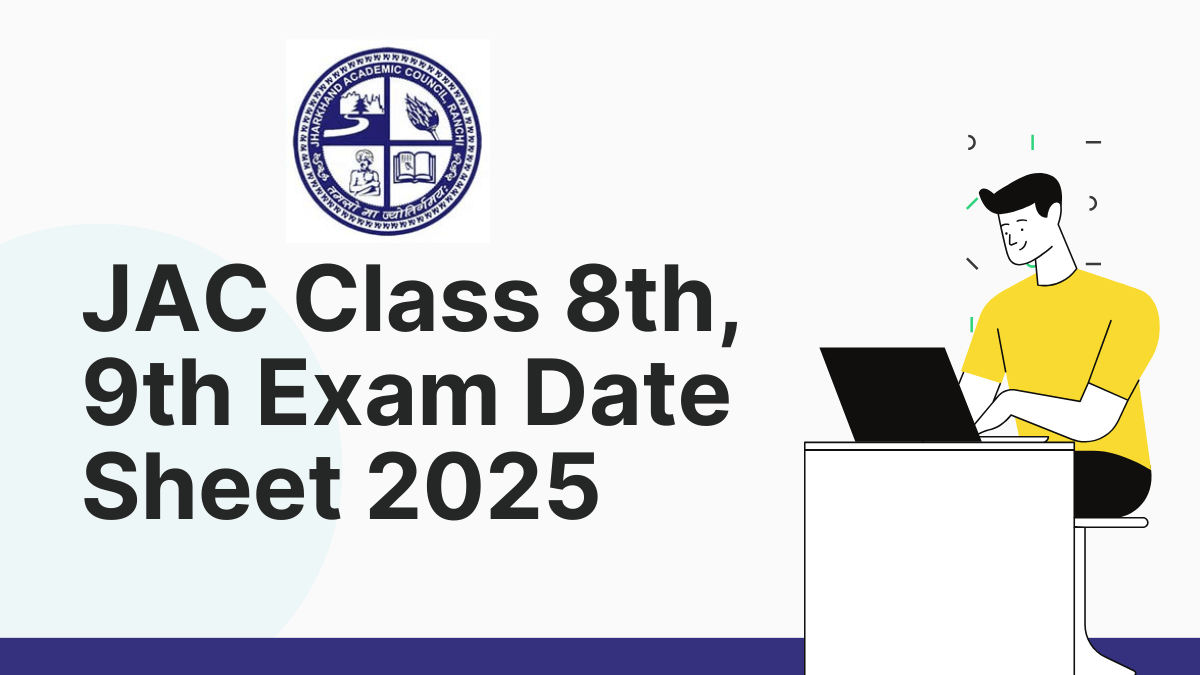 JAC Class 8th, 9th Exam Date Sheet 2025