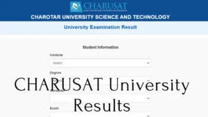 CHARUSAT Results