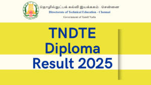 TNDTE Diploma Result 2025