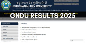 GNDU Results 2025