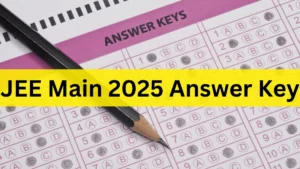 JEE Main 2025 Unofficial Answer Key