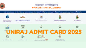 Uniraj Admit Card 2025