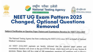 NEET UG 2025 Exam Pattern