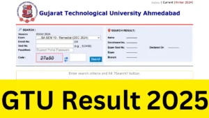 GTU Result 2025