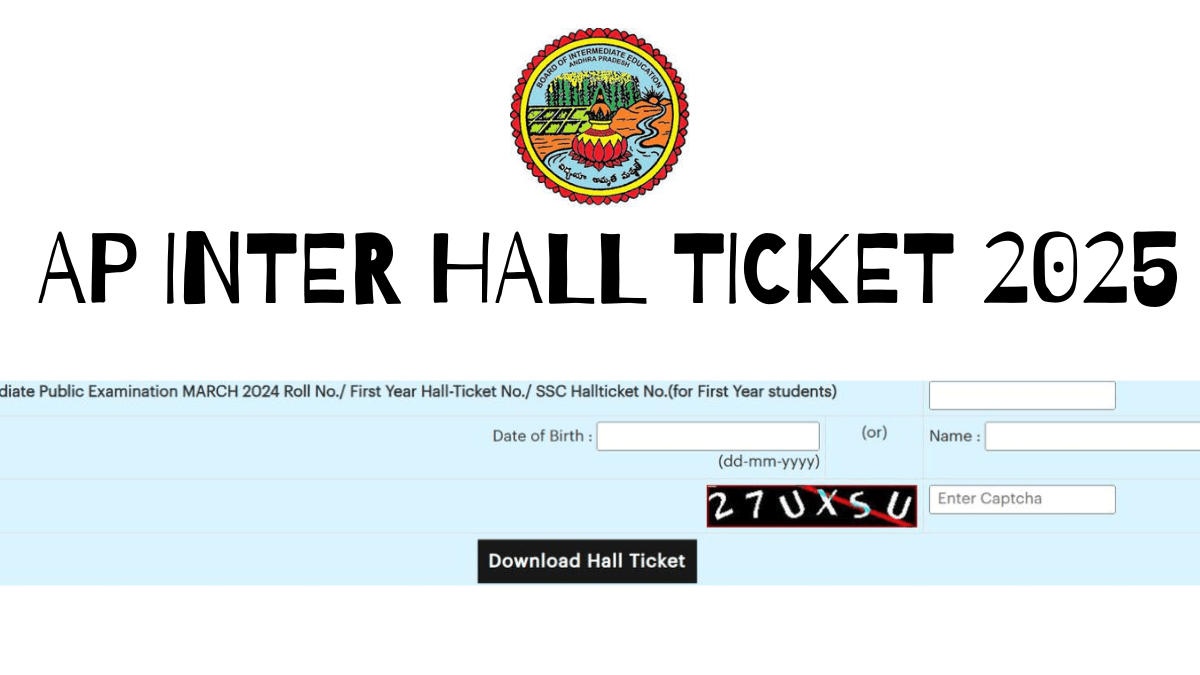 AP Inter Hall Ticket 2025