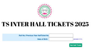 TS Inter Hall Ticket 2025