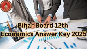 Bihar Board 12th Economics Answer Key 2025