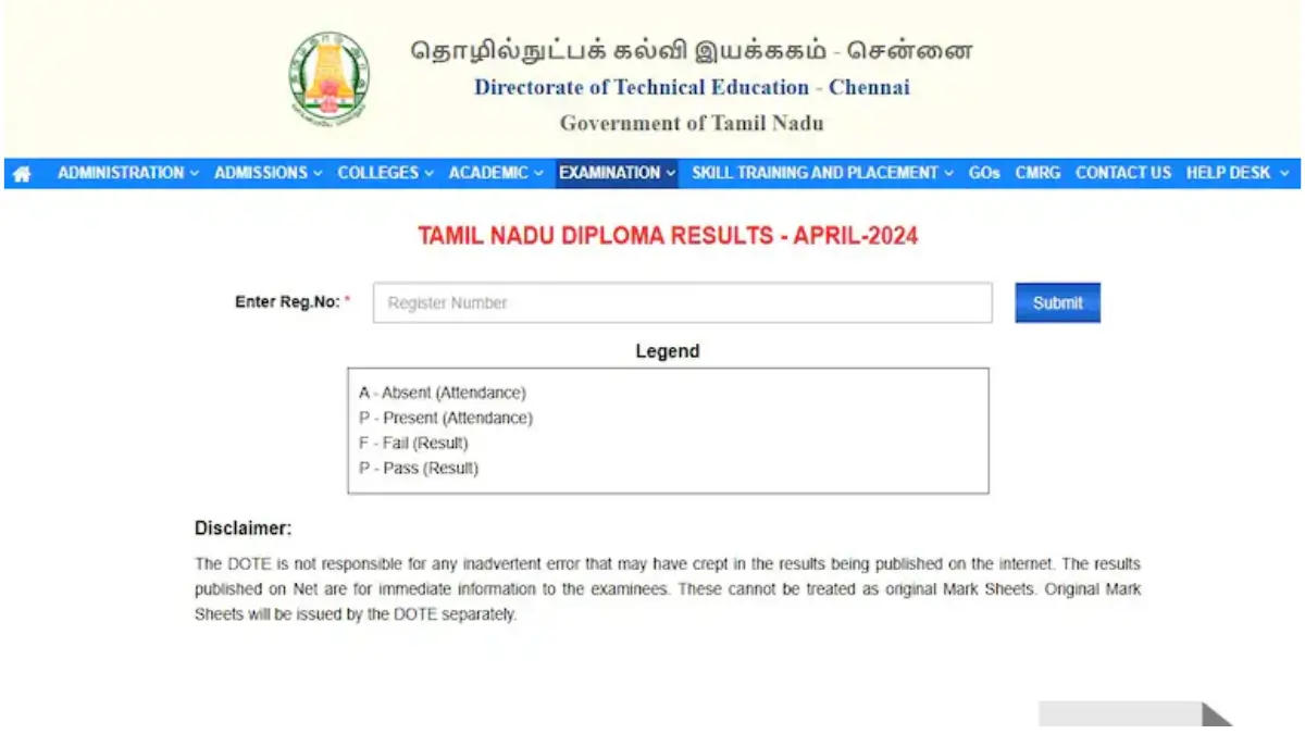 DoTE Result 2025