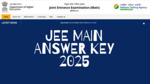 JEE Main Answer Key 2025