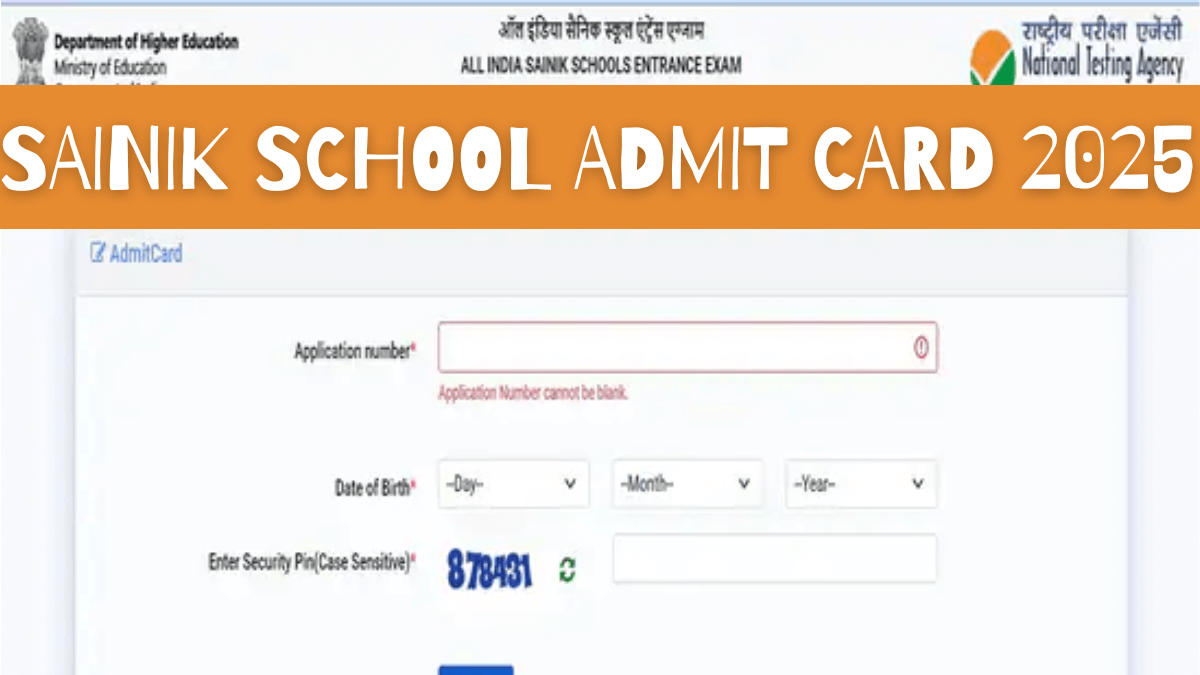 Sainik School Admit Card 2025