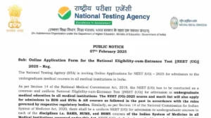 NEET 2025 Notification