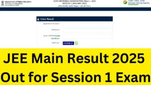 JEE Main Result 2025