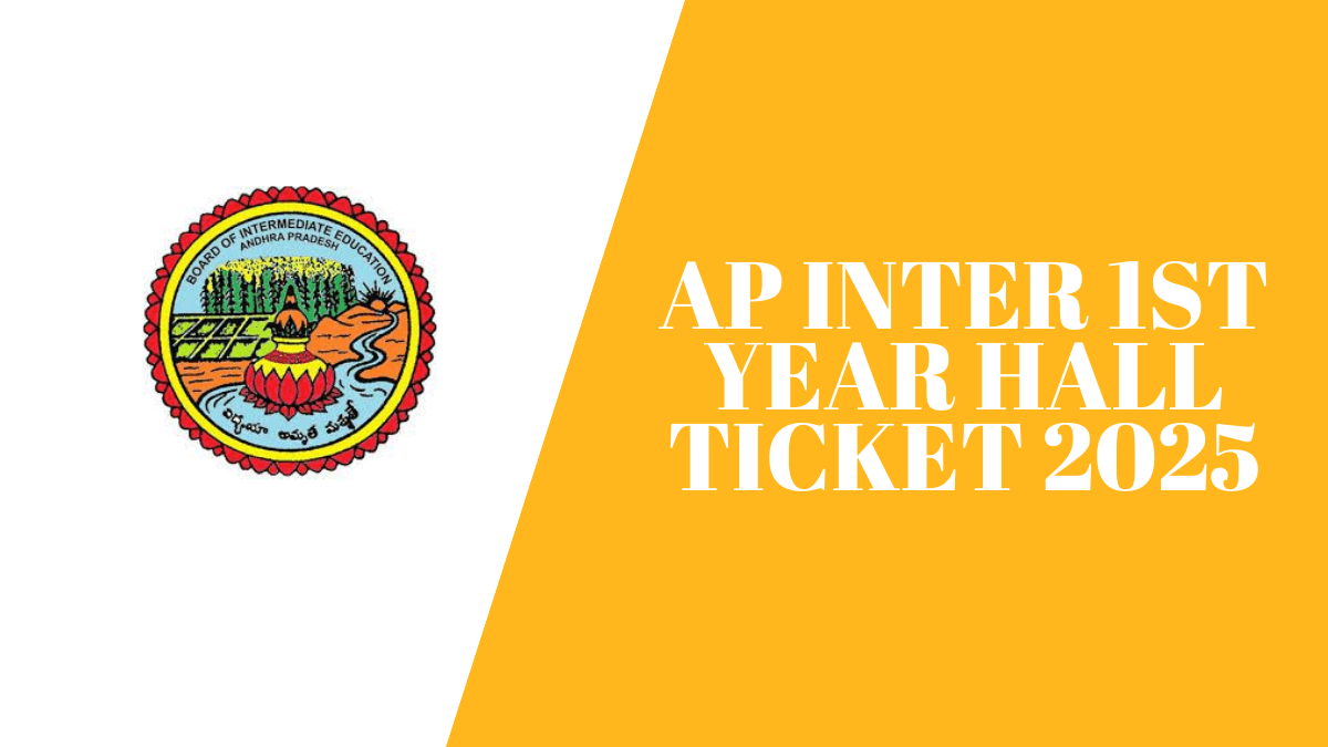 AP Inter 1st Year Hall Ticket 2025