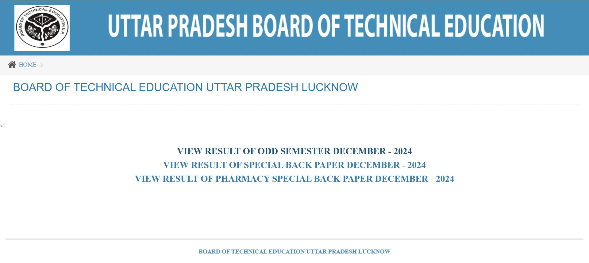 UPBTE Diploma Result 2025