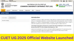 CUET UG 2025 Official Website