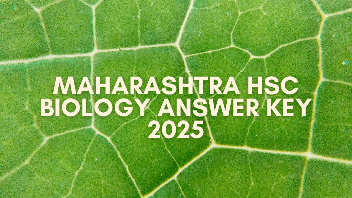 Maharashtra HSC Biology Answer Key 2025