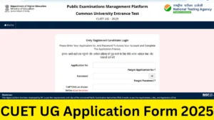 CUET UG Application Form 2025