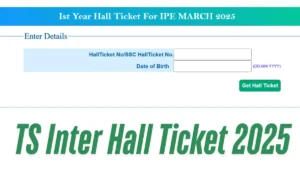 TS Inter Hall Ticket 2025